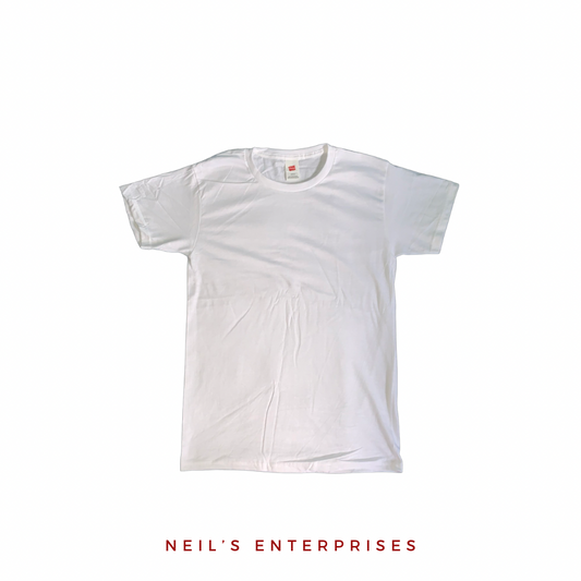 Authentic Hanes T-Shirt - WHITE