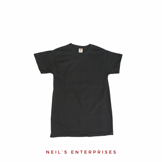 Authentic Hanes T-Shirt -BLACK