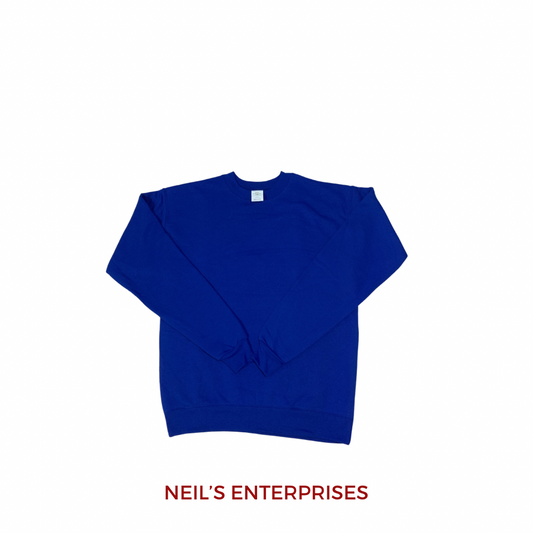 Authentic Hanes Sweatshirt - ROYAL BLUE