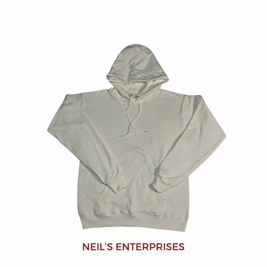 Authentic Hanes Hoodie - WHITE