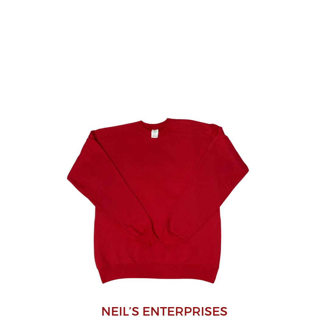 Authentic Hanes Sweatshirt - RED