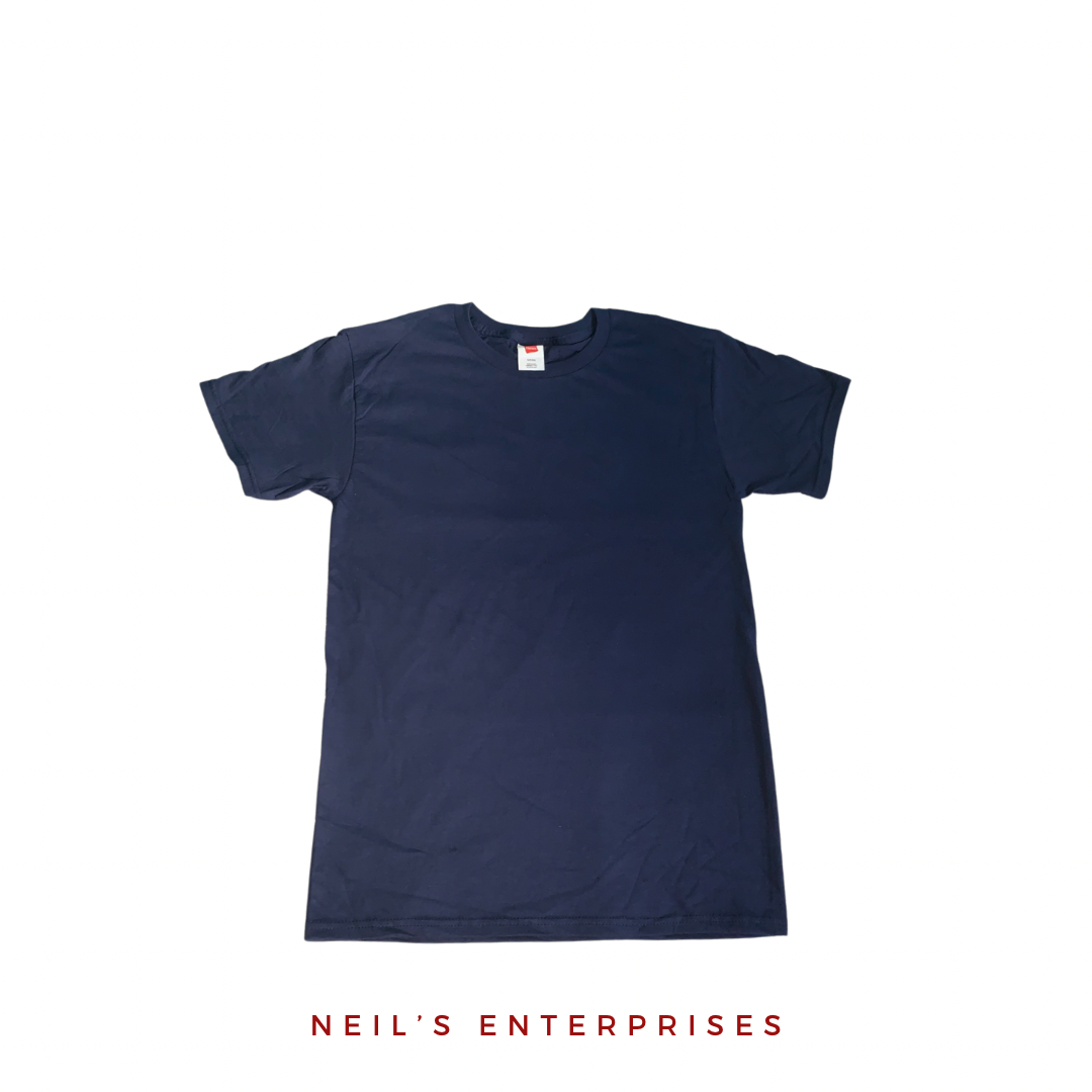 Authentic Hanes T-Shirt -NAVY BLUE